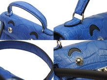 Load image into Gallery viewer, 新品未使用 HERMES エルメス ケリードール ブルー 2022 レザー Z刻印 中古 53254