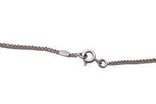 Load image into Gallery viewer, CHANEL シャネル ココマーク ラインストーン ネックレス アクセサリー 小物 07V メタル シルバー 5.2g 美品 中古 53278