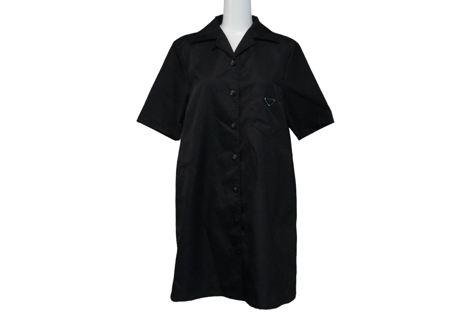 PRADA プラダ 半袖シャツ ワンピース RE-NYLON ブラック 