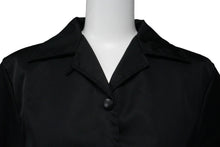 Load image into Gallery viewer, PRADA プラダ 半袖シャツ ワンピース RE-NYLON ブラック ナイロン サイズ36 230619 シルバー金具 美品 中古 53291