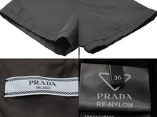 Load image into Gallery viewer, PRADA プラダ 半袖シャツ ワンピース RE-NYLON ブラック ナイロン サイズ36 230619 シルバー金具 美品 中古 53291