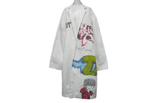 画像をギャラリービューアに読み込む, OFF-WHITE オフホワイト コート 19ss ペイントコート ホワイト マルチカラー OMEA181S19D08039 美品 中古 53293 