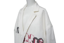 画像をギャラリービューアに読み込む, OFF-WHITE オフホワイト コート 19ss ペイントコート ホワイト マルチカラー OMEA181S19D08039 美品 中古 53293 