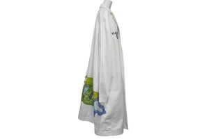 OFF-WHITE オフホワイト コート 19ss ペイントコート ホワイト マルチカラー OMEA181S19D08039 美品 中古 53293 