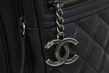 Load image into Gallery viewer, 極美品 CHANEL シャネル ショルダーバッグ マトラッセ チェーンショルダー 22番台 ブラック レザー ガンメタリック金具 中古 53297