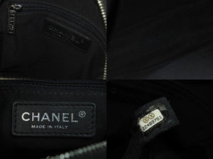 極美品 CHANEL シャネル ショルダーバッグ マトラッセ チェーンショルダー 22番台 ブラック レザー ガンメタリック金具 中古 53297