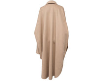 Load image into Gallery viewer, JIL SANDER ジルサンダー 長袖シャツ アウターシャツ オーバーシルエット カシミヤ ブラウン WN100403 美品 中古 53306