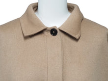 Load image into Gallery viewer, JIL SANDER ジルサンダー 長袖シャツ アウターシャツ オーバーシルエット カシミヤ ブラウン WN100403 美品 中古 53306