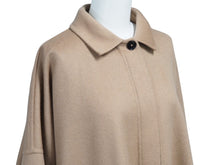 Load image into Gallery viewer, JIL SANDER ジルサンダー 長袖シャツ アウターシャツ オーバーシルエット カシミヤ ブラウン WN100403 美品 中古 53306
