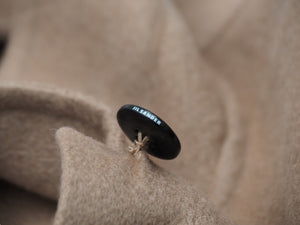 JIL SANDER ジルサンダー 長袖シャツ アウターシャツ オーバーシルエット カシミヤ ブラウン WN100403 美品 中古 53306