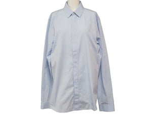 JIL SANDER ジルサンダー 長袖シャツ クラシック コットン ブルー サイズ40 MP244300 美品 中古 53309