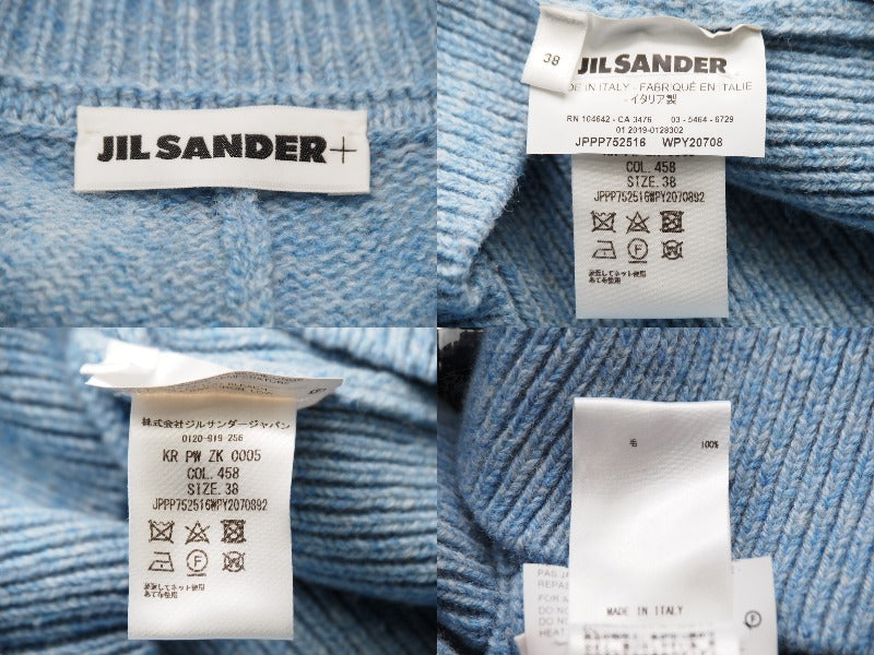 JIL SANDER ジルサンダープラス ニット・セーター ブルー ウール ...