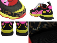 Load image into Gallery viewer, FENDI フェンディ スニーカー 靴 ズッカ柄 8E6912 イタリア製 レディース マルチカラー サイズ37 美品 中古 53327