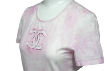 Load image into Gallery viewer, CHANEL シャネル 半袖 Tシャツ ココマーク タイダイ柄 P34611K02001 フランス製 コットン エラスタン ピンク 34 美品 中古 53333