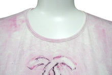 Load image into Gallery viewer, CHANEL シャネル 半袖 Tシャツ ココマーク タイダイ柄 P34611K02001 フランス製 コットン エラスタン ピンク 34 美品 中古 53333