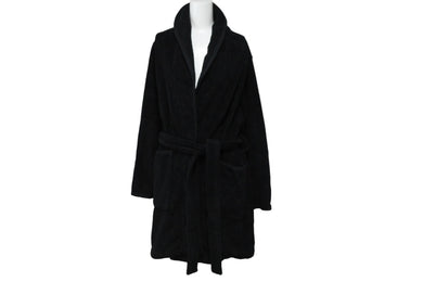 CHANEL シャネル ココマーク バスローブ トップス 09C P34151K01051 パイル地 コットン ブラック サイズ1 美品 中古 53334