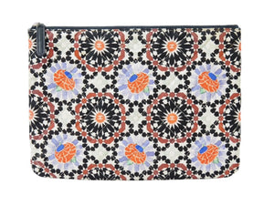CHANEL シャネル キルティング クラッチバッグ ノベルティ 2014 クリスマス限定 20番台 ナイロンキャンバス 美品 中古 53335