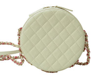 Load image into Gallery viewer, CHANEL シャネル 浮き輪モチーフ チェーンショルダーバッグ クルーズライン 27番台 ラムスキン ホワイト ピンク 美品 中古 53360