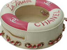 Load image into Gallery viewer, CHANEL シャネル 浮き輪モチーフ チェーンショルダーバッグ クルーズライン 27番台 ラムスキン ホワイト ピンク 美品 中古 53360