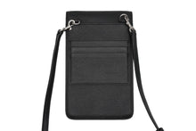 Load image into Gallery viewer, 新品同様 BALENCIAGA バレンシアガ カードケース ショルダーバッグ ブラック レザー シルバー金具 中古 53383