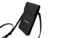 Load image into Gallery viewer, 新品同様 BALENCIAGA バレンシアガ カードケース ショルダーバッグ ブラック レザー シルバー金具 中古 53383