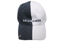 BALENCIAGA バレンシアガ キャップ 帽子 ブラック ホワイト バイカラー