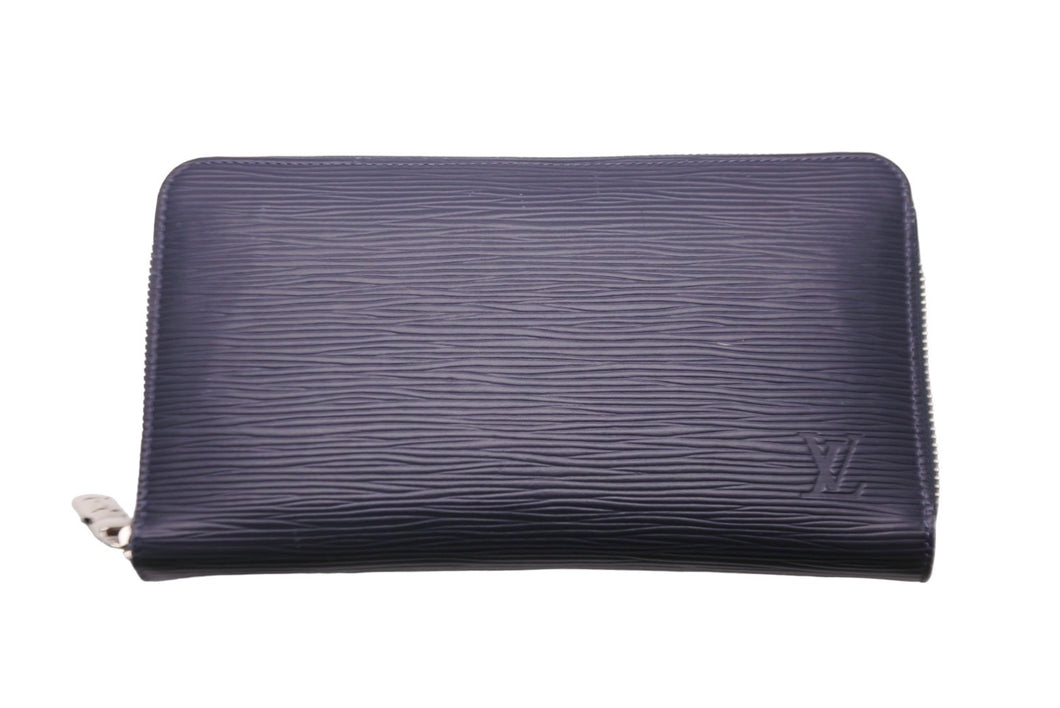 極美品 LOUIS VUITTON ルイ・ヴィトン 長財布 ジッピー オーガナイザー エピレザー M62644 シルバー金具 中古 53395