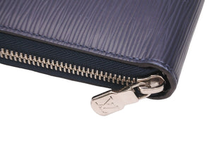 極美品 LOUIS VUITTON ルイ・ヴィトン 長財布 ジッピー オーガナイザー エピレザー M62644 シルバー金具 中古 53395