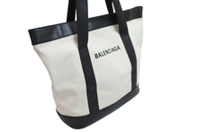 Load image into Gallery viewer, 極美品 BALENCIAGA バレンシアガ トートバッグ コットンキャンバス 374767AQ3AN9260 シルバー金具 中古 53397