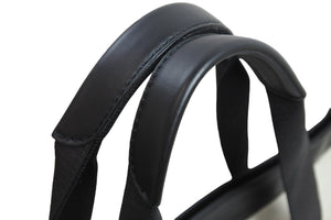 極美品 BALENCIAGA バレンシアガ トートバッグ コットンキャンバス 374767AQ3AN9260 シルバー金具 中古 53397