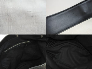 極美品 BALENCIAGA バレンシアガ トートバッグ コットンキャンバス 374767AQ3AN9260 シルバー金具 中古 53397