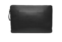 Load image into Gallery viewer, 新品同様 BALENCIAGA バレンシアガ クラッチバッグ ショッピング ポーチ L ブラック レザー 492467 中古 53402