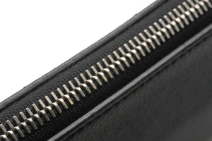 新品同様 BALENCIAGA バレンシアガ クラッチバッグ ショッピング ポーチ L ブラック レザー 492467 中古 53402