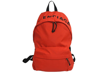 BALENCIAGA バレンシアガ リュック デイパック バックパック レッド ナイロン 507460 美品 中古 53409