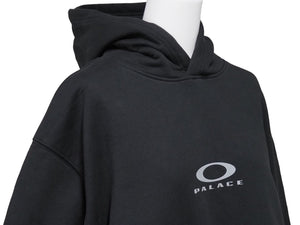 新品同様 OAKLEY オークリー PALACE パレス パーカー スウェット ブラック コットン サイズL 中古 53418