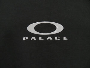 新品同様 OAKLEY オークリー PALACE パレス パーカー スウェット ブラック コットン サイズL 中古 53418