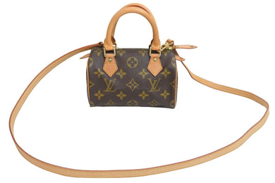 LouisVuitton ルイヴィトン ミニスピーディ 2WAYバッグ ミニボストンバッグ ショルダーバッグ ブラウン 美品 中古 53429