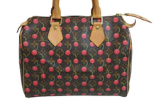Load image into Gallery viewer, LOUISVUITTON ルイヴィトン チェリー スピーディ25 ミニボストンバッグ M95009 SP0015 村上隆 チェリーキャンバス 美品 中古 53432