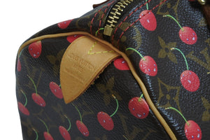 LOUISVUITTON ルイヴィトン チェリー スピーディ25 ミニボストンバッグ M95009 SP0015 村上隆 チェリーキャンバス 美品 中古 53432