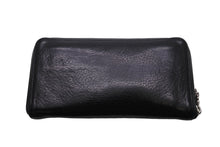 Load image into Gallery viewer, CHROME HEARTS クロムハーツ 長財布 レザー REC Fジップウォレット ダガー ブラック シルバー金具 美品 中古 53436