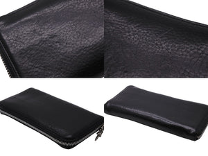 CHROME HEARTS クロムハーツ 長財布 レザー REC Fジップウォレット ダガー ブラック シルバー金具 美品 中古 53436