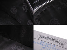 Load image into Gallery viewer, CHROME HEARTS クロムハーツ 長財布 レザー REC Fジップウォレット ダガー ブラック シルバー金具 美品 中古 53436