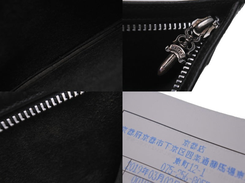 極美品 CHROME HEARTS クロムハーツ ダガー ジッパー レザー
