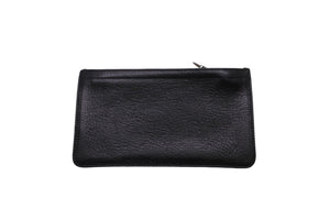 極美品 CHROME HEARTS クロムハーツ ダガー ジッパー レザー チェンジパース コインケース ブラック シルバー925 中古 53437