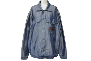 WU-TANG CLAN ウータンクラン デニムジャケット XL コットン ポリエステル ブルー シルバー金具 良品 中古 53444