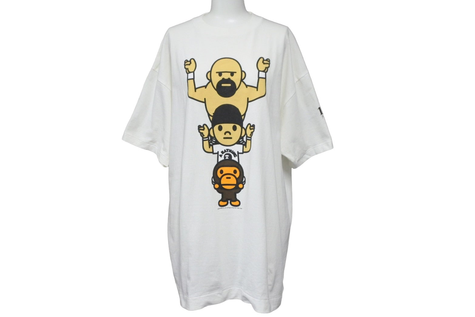 武藤敬司×BABY MILOコラボTシャツ 白 L 【公式通販】