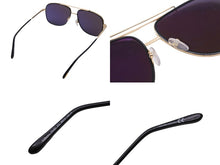 Load image into Gallery viewer, TOM FORD トムフォード サングラス ティアドロップ ゴールド ブラック 58□15 BENTON TF693 美品 中古 53498