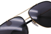 Load image into Gallery viewer, TOM FORD トムフォード サングラス ティアドロップ ゴールド ブラック 58□15 BENTON TF693 美品 中古 53498