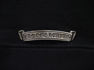 新品未使用品 CHROME HEARTS クロムハーツ パーカー 新作 マイバッハ ロゴ ブラック コットン サイズXL 中古 53511
