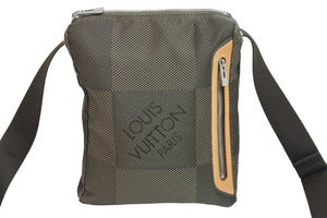 LOUIS VUITTON ルイヴィトン ショルダーバッグ ダミエジェアン シタダンPM M93043 ブラウン シルバー金具 美品 中古 53535